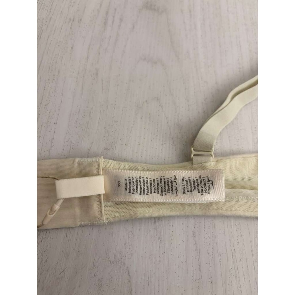 NWT Skims Cotton Jersey T-shirt Bra Sz 38C Bone Color - Picture 3 of 4